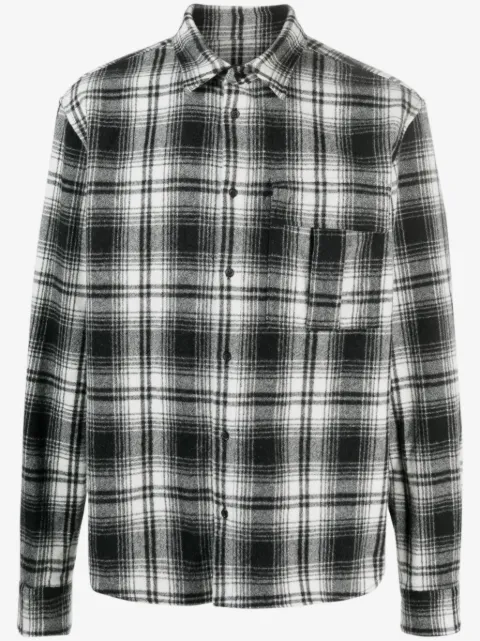 DSQUARED2 sobrecamisa con cuadros estampados
