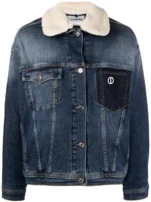 Patou オーバーサイズ デニムジャケット | ブルー | FARFETCH JP