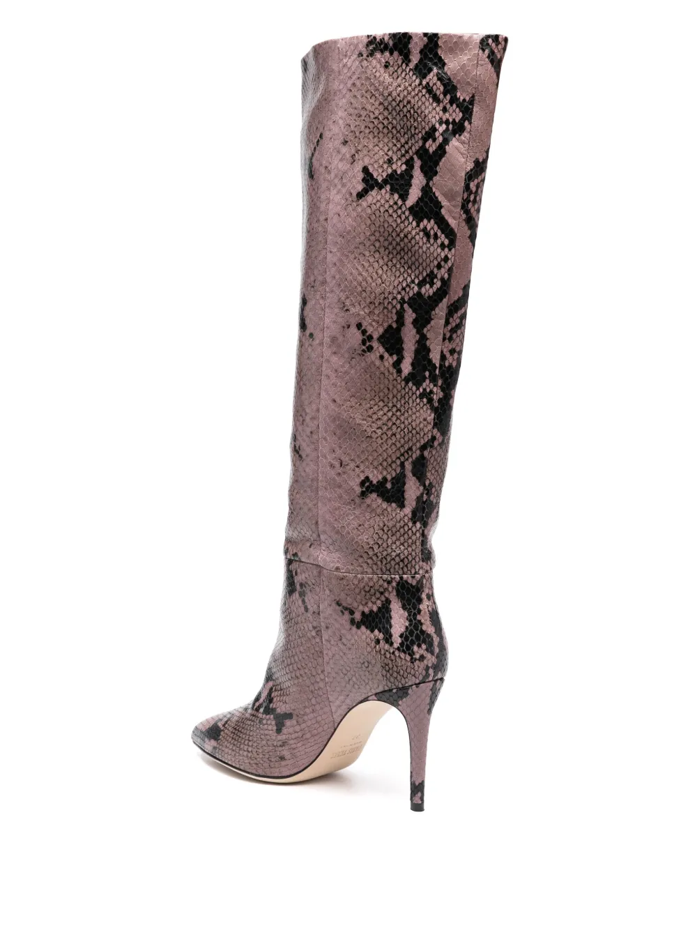 Shop Paris Texas 90mm Crocodile-embossed Boots In Purple