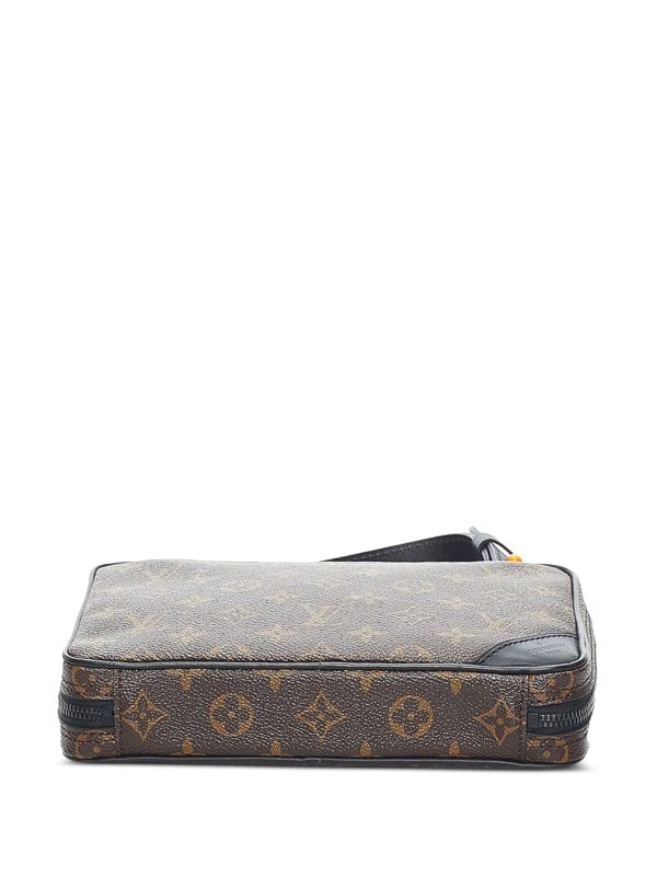 LOUIS VUITTON Utility Monogram Canvas Crossbody Bag Brown - 10% OFF