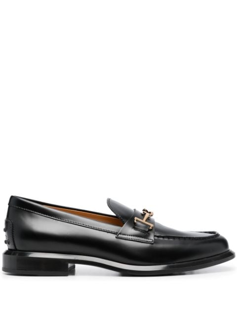 Tod's hardware-detail polished loafers