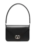 Valentino Garavani Letter leather crossbody bag - Black