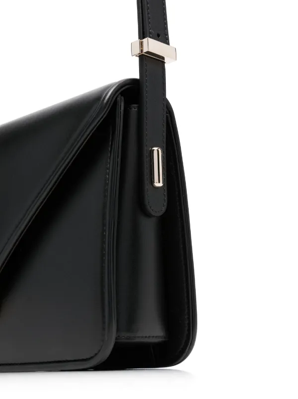 Valentino Garavani Letter Leather Crossbody Bag | Black