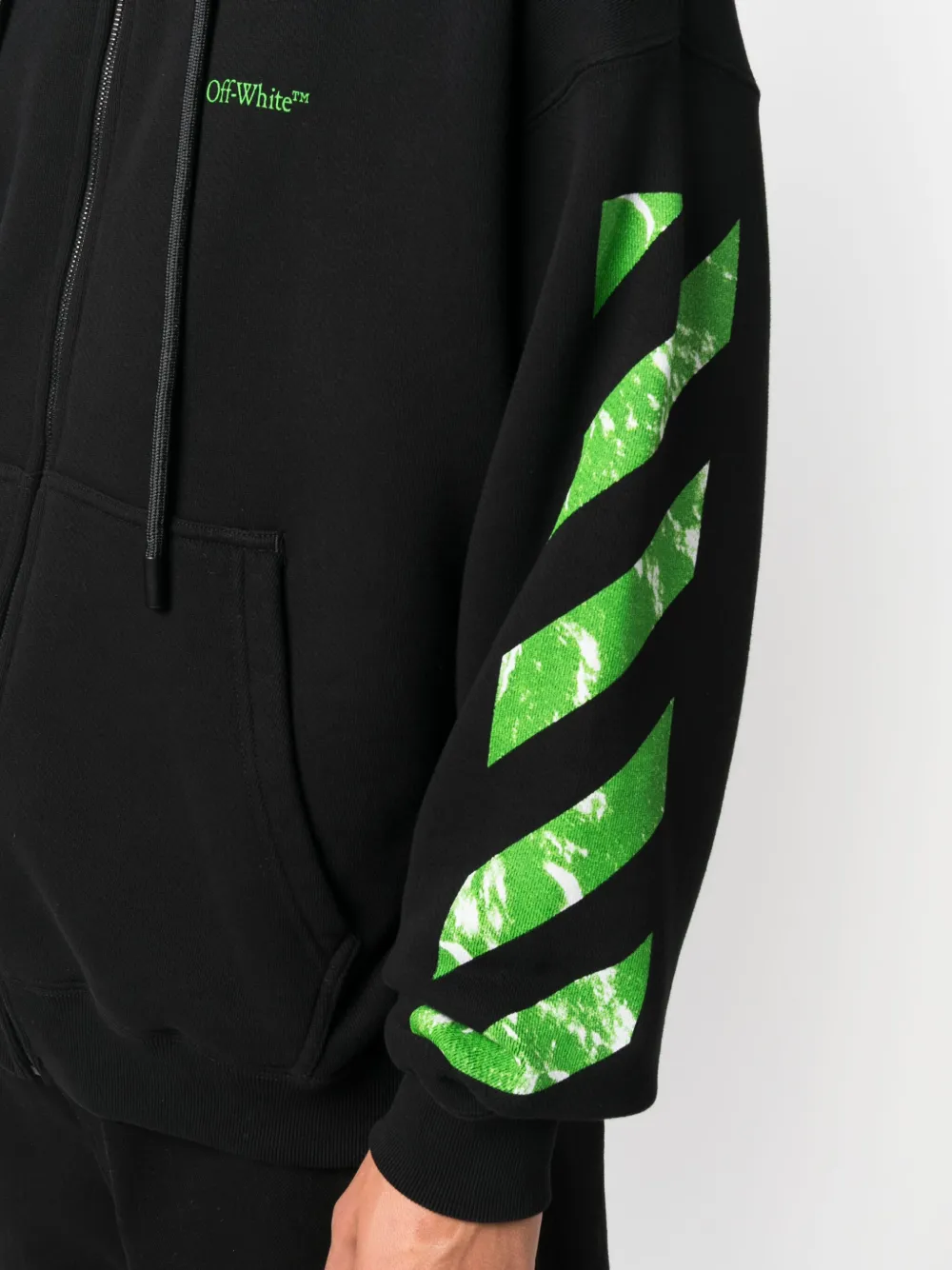 Off white on sale hoodie neon