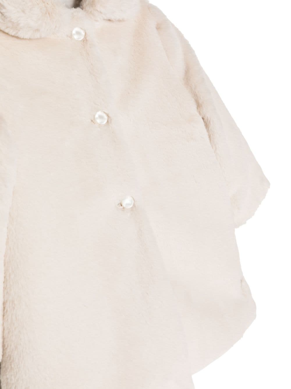 Shop Paz Rodriguez Faux-shearling Single-breasted Coat In Neutrals