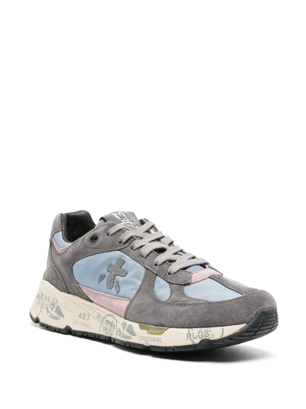 Premiata Mase 6427 lace-up low-top sneakers - Grijs