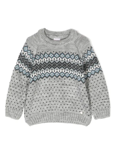 Paz Rodriguez intarsia-knit crew-neck jumper