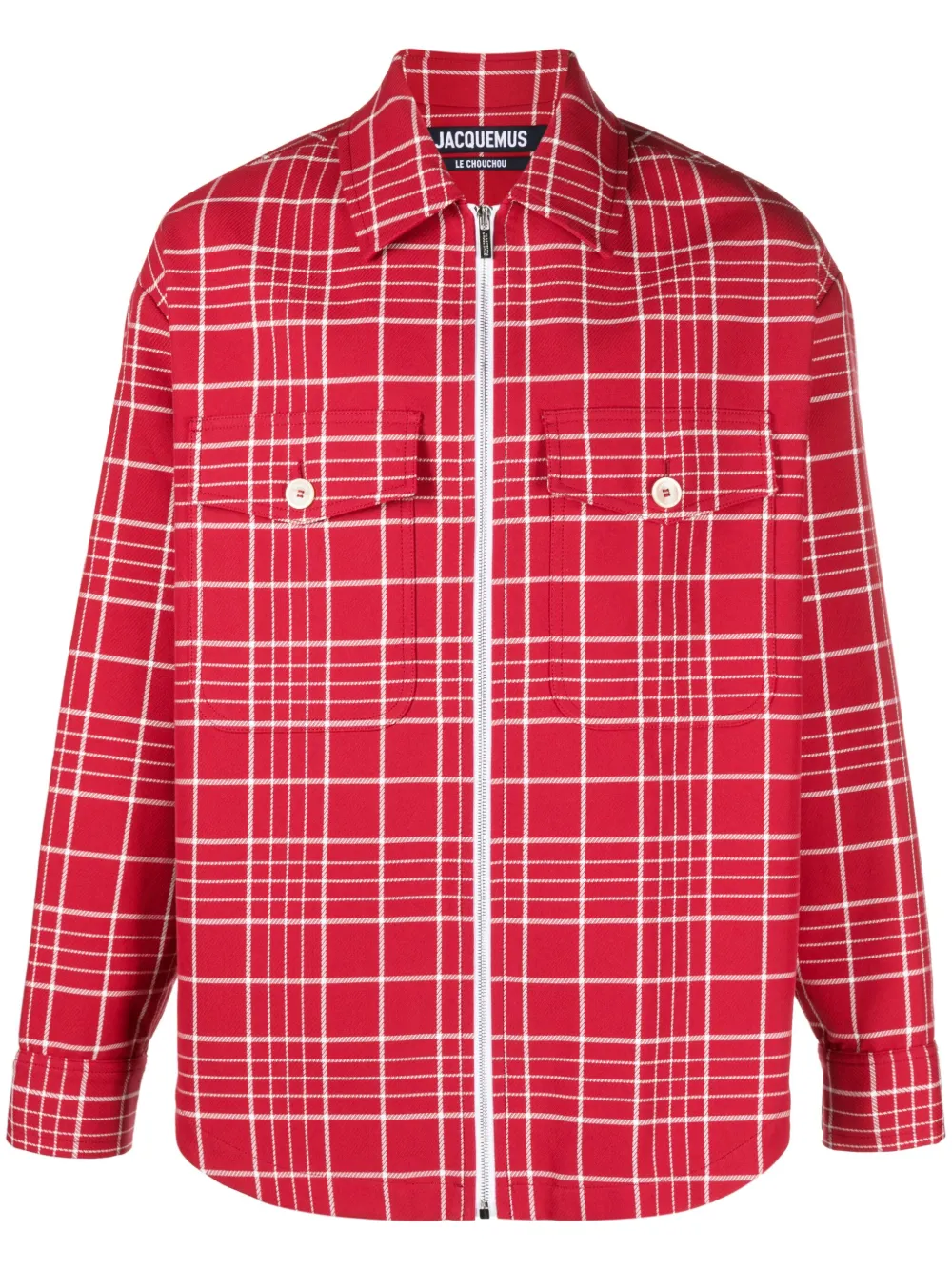 Jacquemus sobrecamisa Le Blouson Montagne | rojo | Image 1