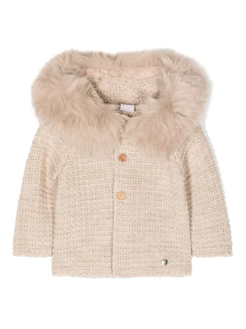 Paz Rodriguez button-up knitted jacket 
