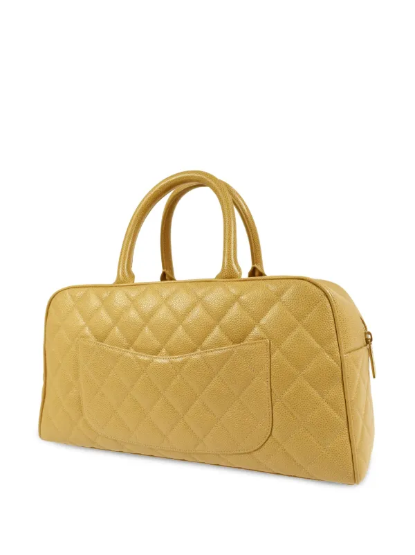 CHANEL Pre-Owned 2003 ココマーク マトラッセ ボウラーバッグ
