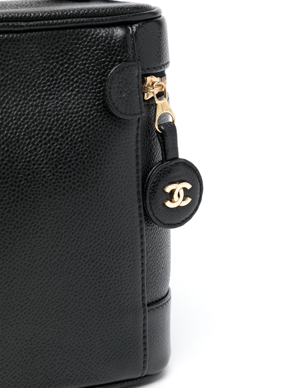 CHANEL 2002 CC stitch vanity handbag Women