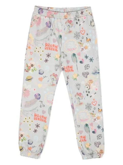 Stella McCartney Kids logo-print cotton track pants