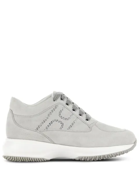 Hogan Interactive crystal-embellished sneakers