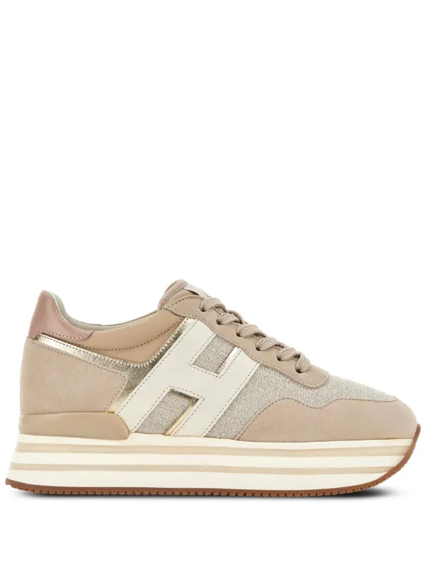 Hogan Midi H483 Platform Sneakers Neutrals FARFETCH CA