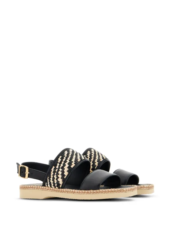 【送料&関税込】Hogan H660 Double-strap Woven Sandals Hogan H660 Double-strap Woven Sandals In Brown | ModeSens