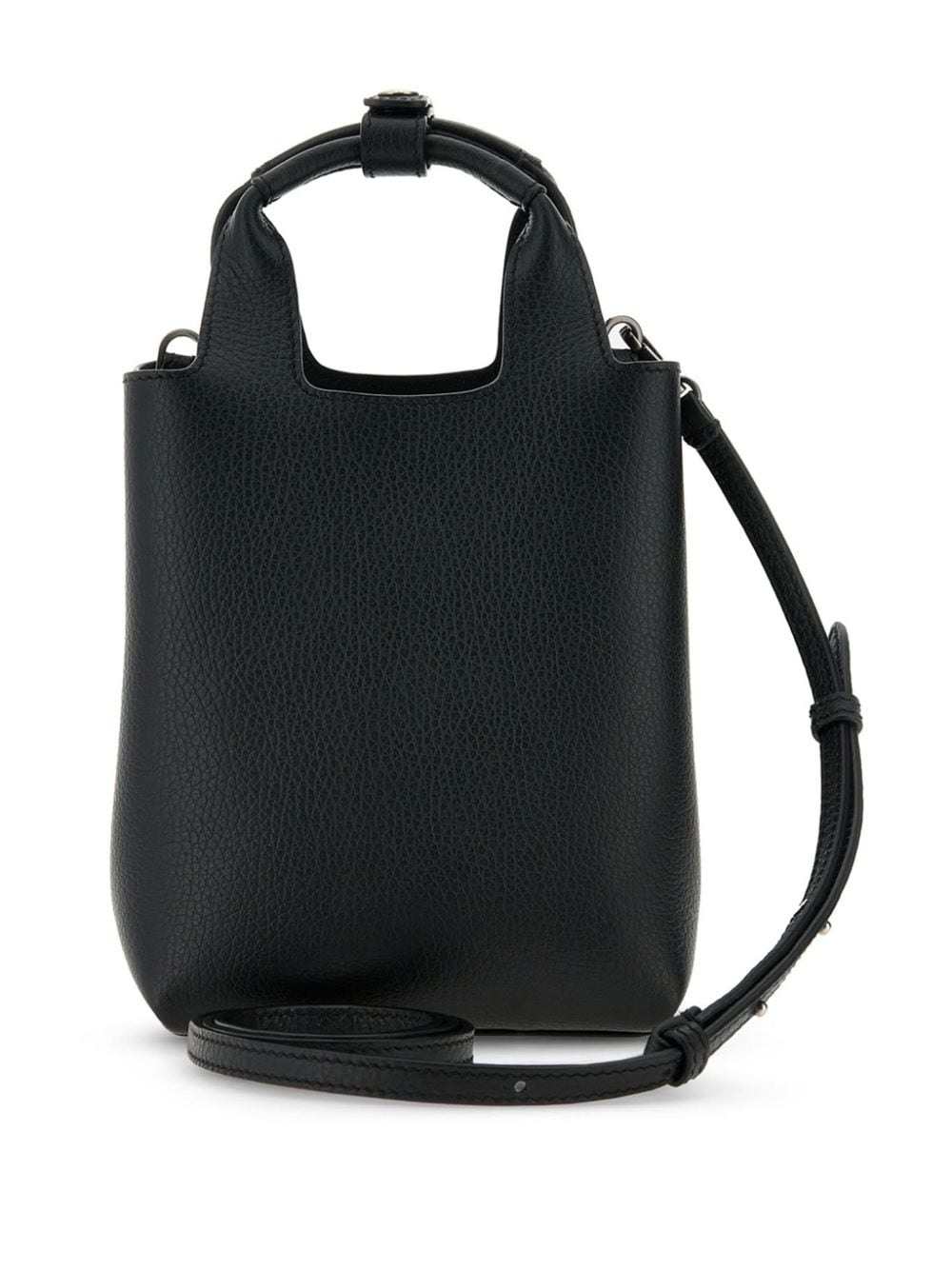 Shop Hogan H-bag Mini Shopping Bag In Black