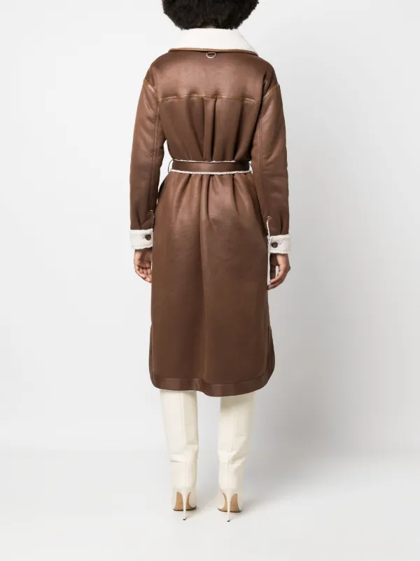 Urbancode pointed flat Collar Reversible Coat Farfetch