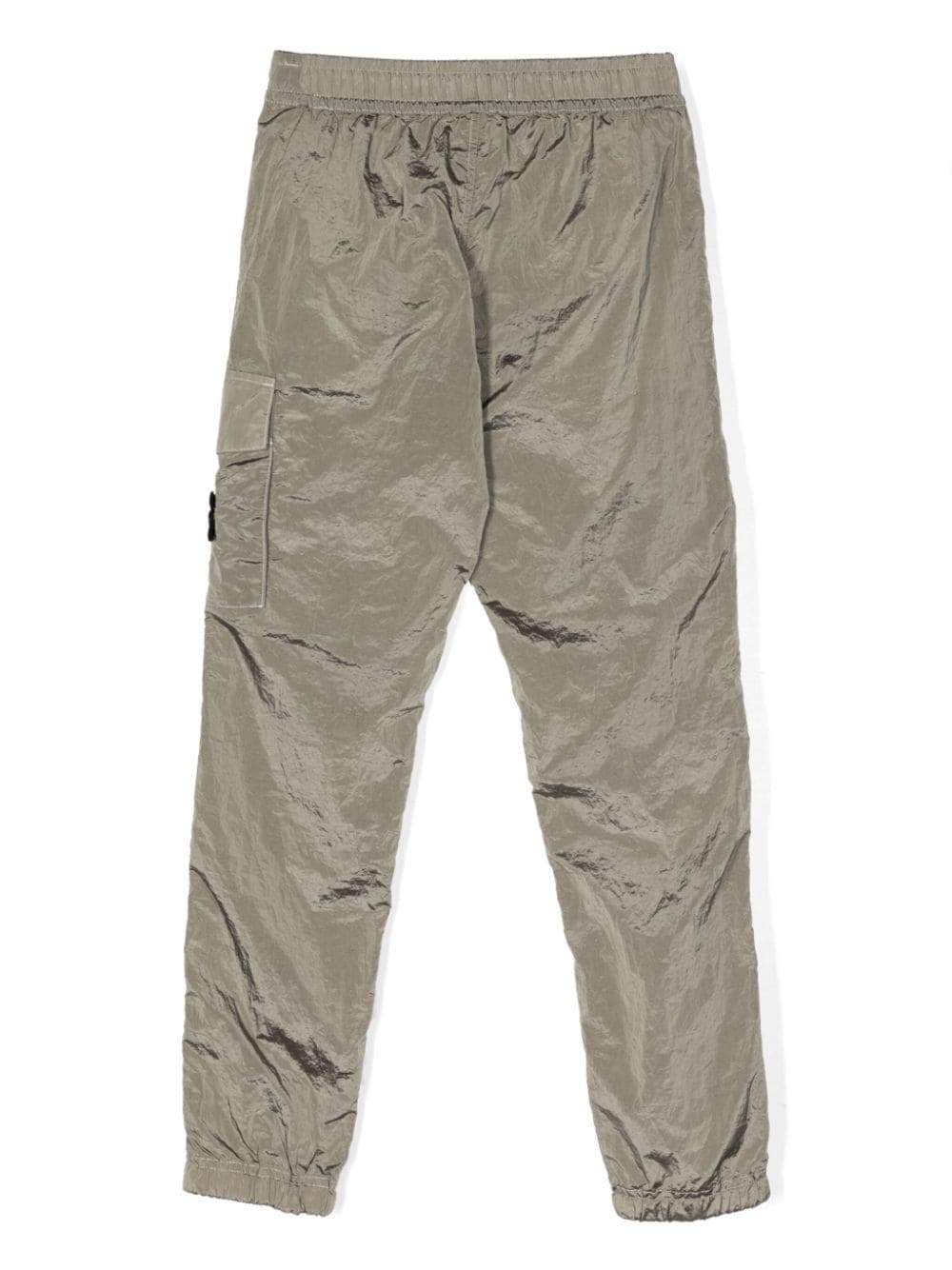 Stone Island Junior Compass-logo cargo trousers - Bruin