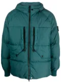 Stone Island Compass-patch padded jacket - Blue