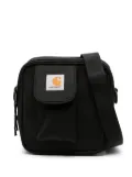 Carhartt WIP Essentials logo-patch messenger bag - Black