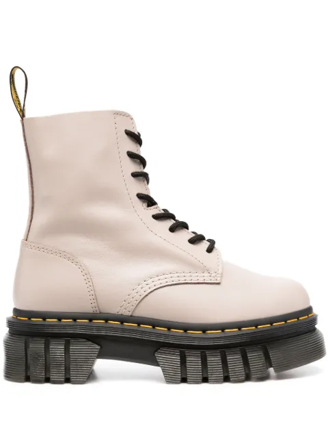 Dr. Martens Audrick 8-Eyeye Lux leather ankle boots