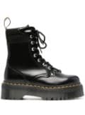 Dr. Martens Jadon leather combat boots - Black