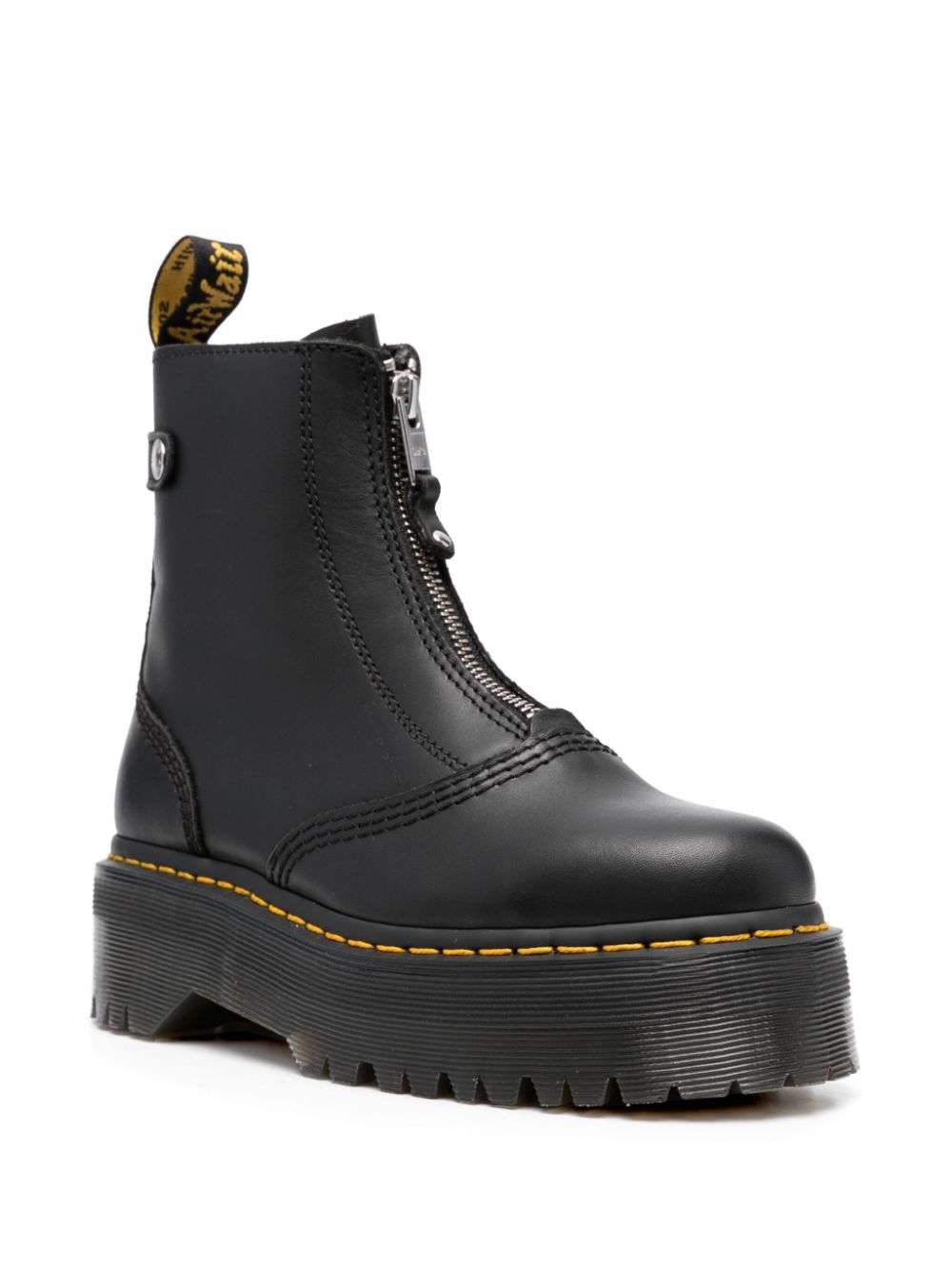 Dr. Martens Jetta Sendal leather ankle boots - Zwart