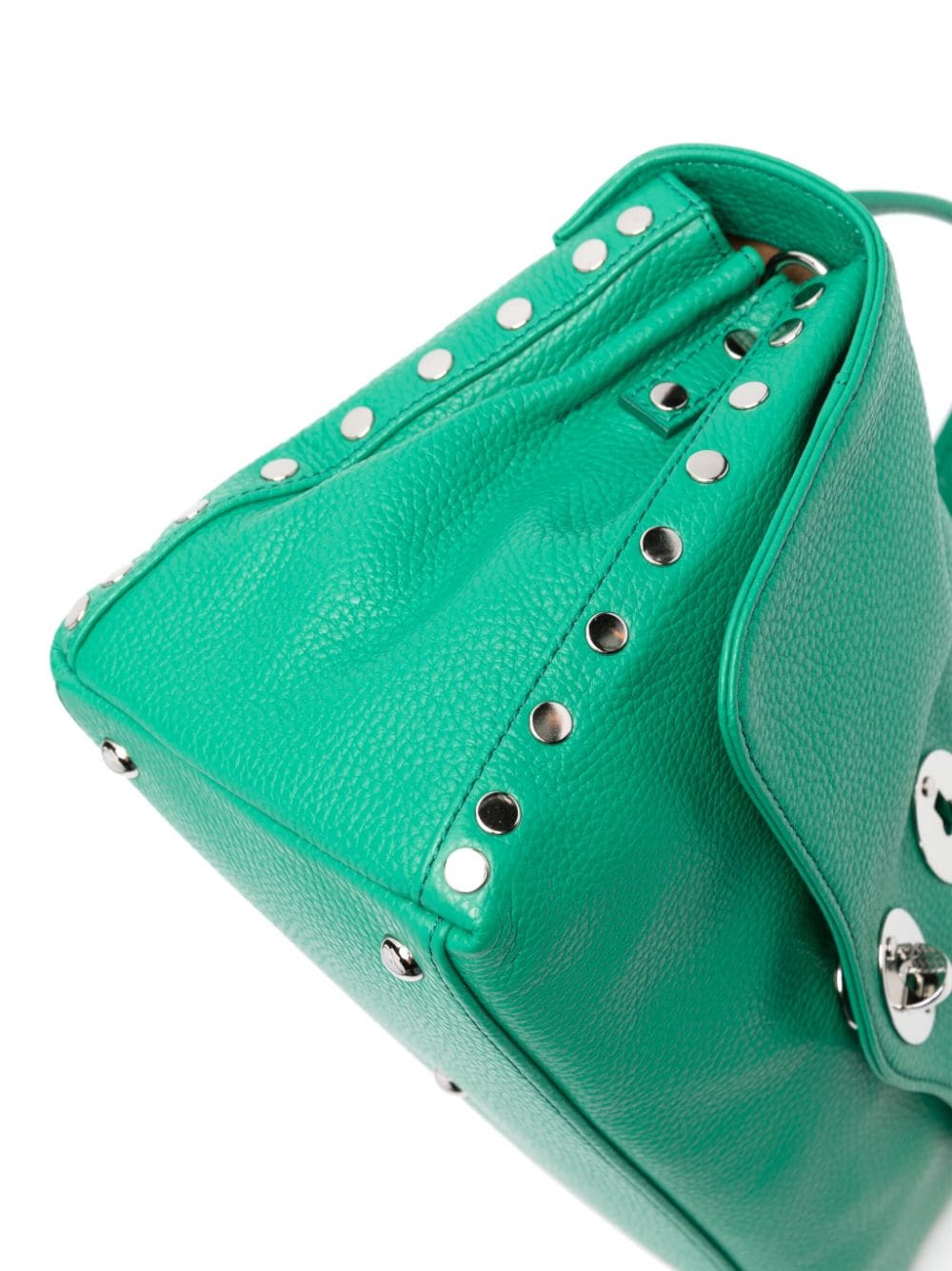 Shop Zanellato Postina Leather Tote Bag In Green