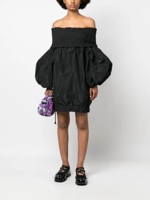 Patou off-shoulder puff-sleeve dress DR1270011999B - 1