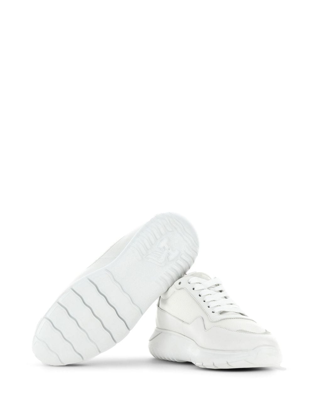 Shop Hogan Interactive 3 Lace-up Sneakers In 白色