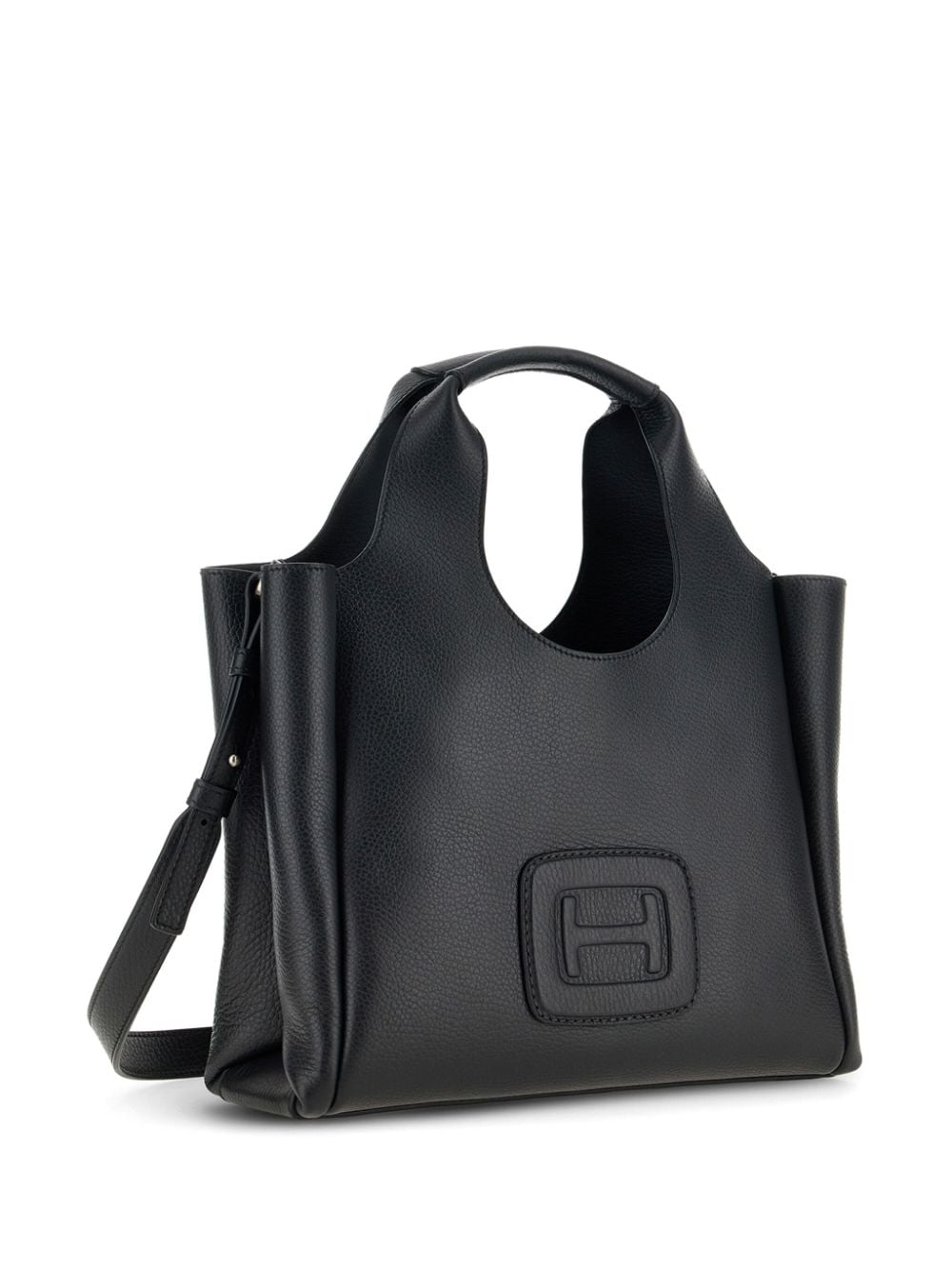 Hogan H-Bag shopper met logo-reliëf Zwart