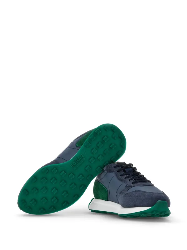 【送料&関税込】Hogan H601 Sneaker In Suede Hogan H601 Panelled Suede Sneakers | Blue | FARFETCH BN