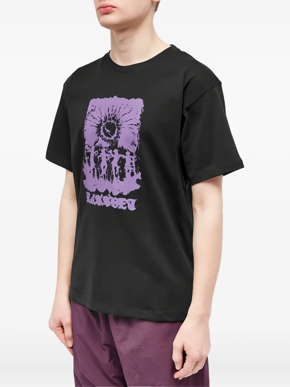RASSVET T-shirt met grafische print Zwart
