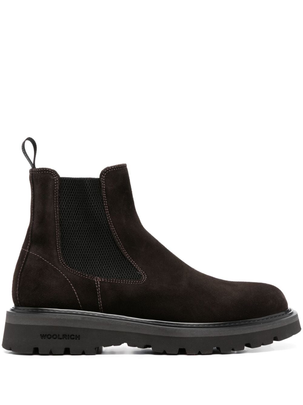 WOOLRICH SUEDE-LEATHER ANKLE BOOTS