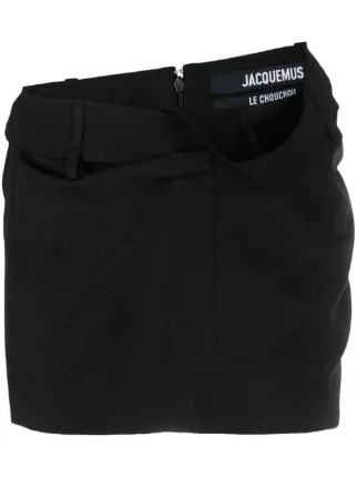Jacquemus La Mini Jupe Bahia Miniskirt | Black | FARFETCH RO