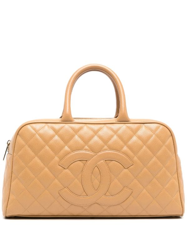 CHANEL Pre-Owned 2003 Cambon Line Bowling Bag - Farfetch