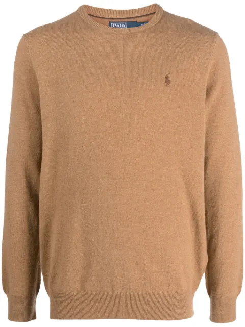 Polo Ralph Lauren Polo-Pony-embroidered wool jumper