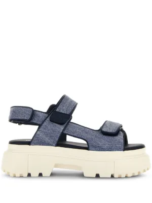 サンダル・ミュール HOGAN Women Sandals HXW6440FH90T717D48 BLUE Hogan Sandals In Blue | ModeSens