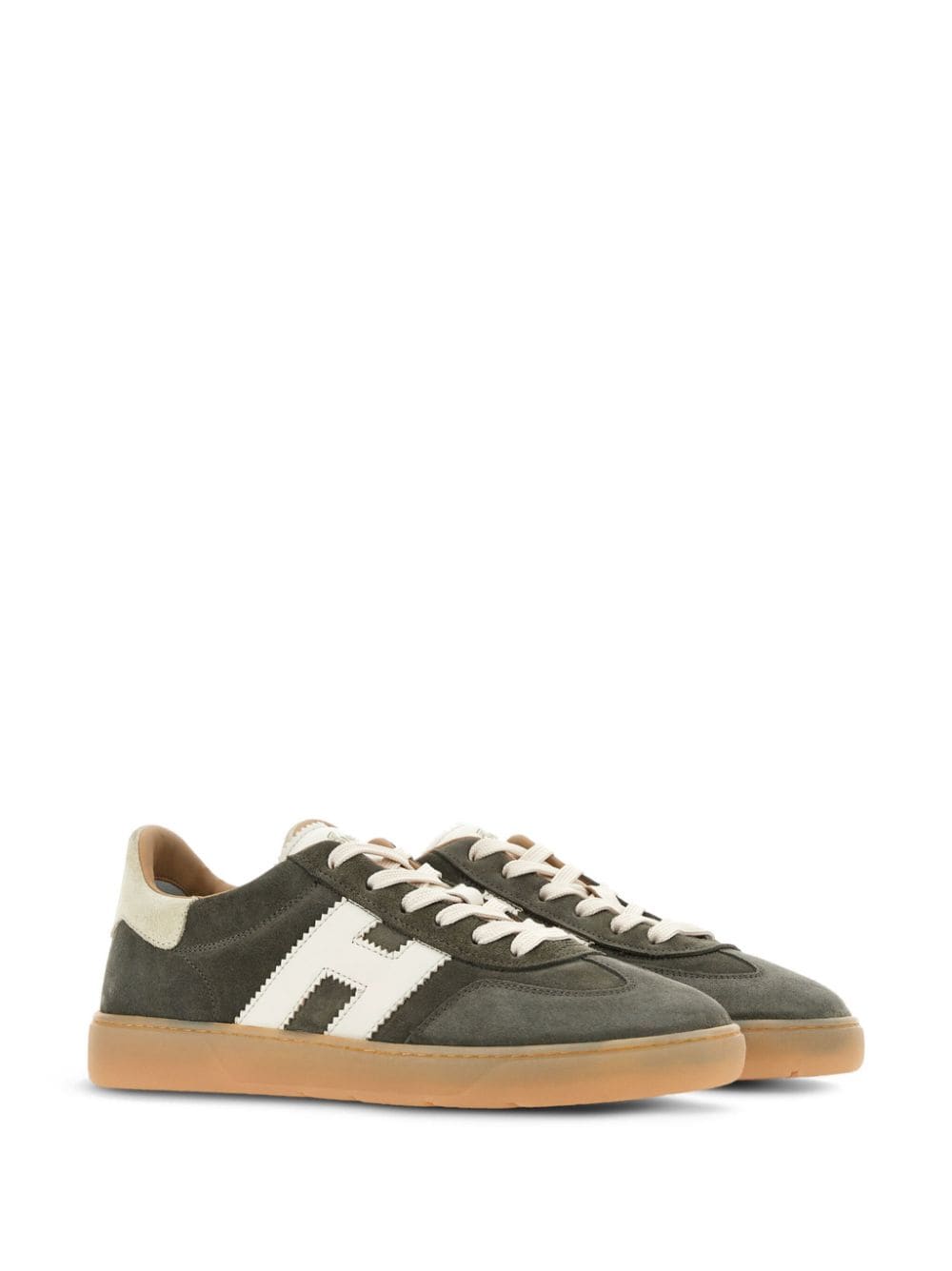 Image 2 of Hogan Cool leather lace-up sneakers