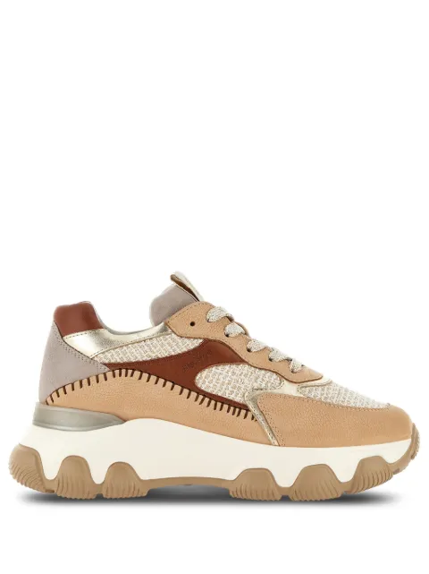 Hogan Hyperactive panelled suede sneakers