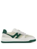 Hogan H630 logo-patch lace-up sneakers - White