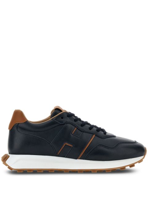 Hogan H601 leather lace-up sneakers