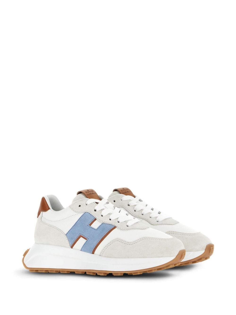 Shop Hogan H641 Low-top Sneakers In Weiss