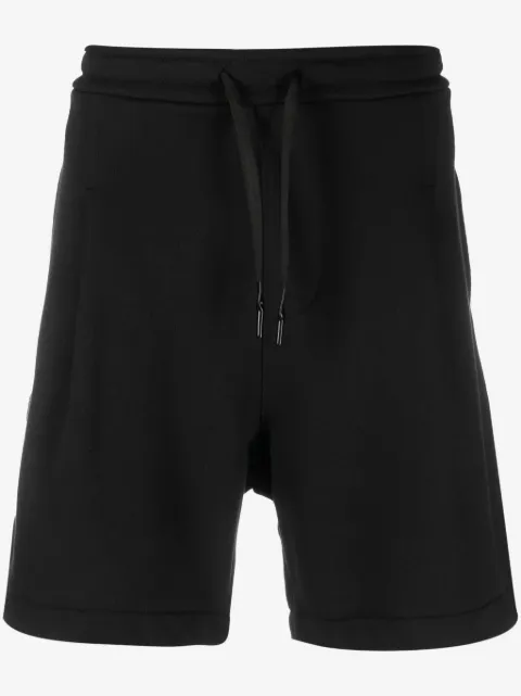 A Paper Kid logo-patch cotton track shorts