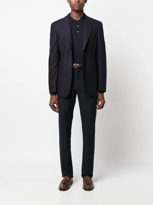 【美品】CORNELIANI /コルネリアーニ ポロシャツ ネイビー Corneliani ポロシャツ | ブルー | FARFETCH JP