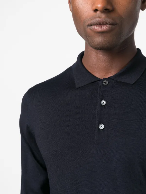 【美品】CORNELIANI /コルネリアーニ ポロシャツ ネイビー Corneliani ポロシャツ | ブルー | FARFETCH JP