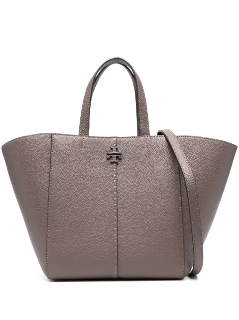 Tory Burch Double T leather tote bag