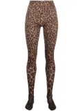 Valentino Garavani leopard-print tights - Brown