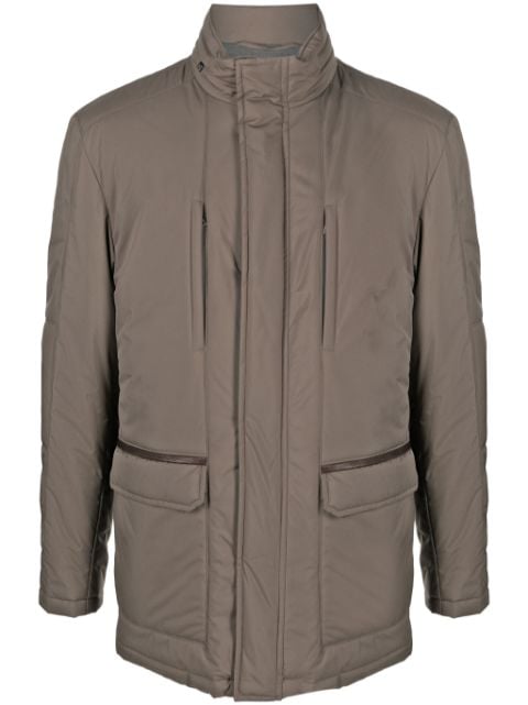 Corneliani high-neck padded jacket