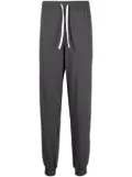 BOSS logo-embroidered jersey track pants - Grey